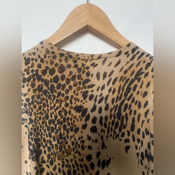August Silk Animal Print vest tank size Medium - Picture 3 of 6